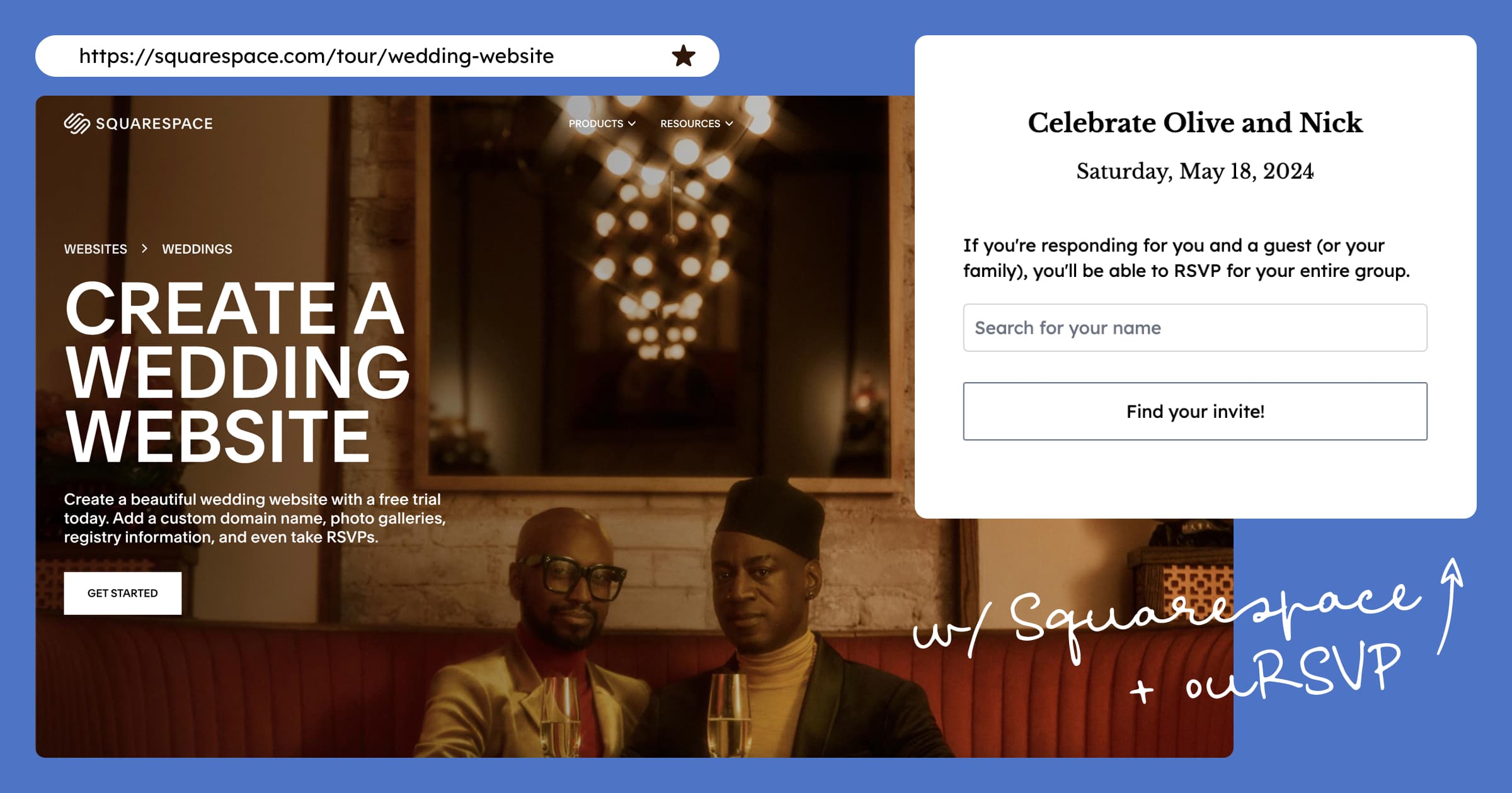 How to embed an rsvp form on squarespace