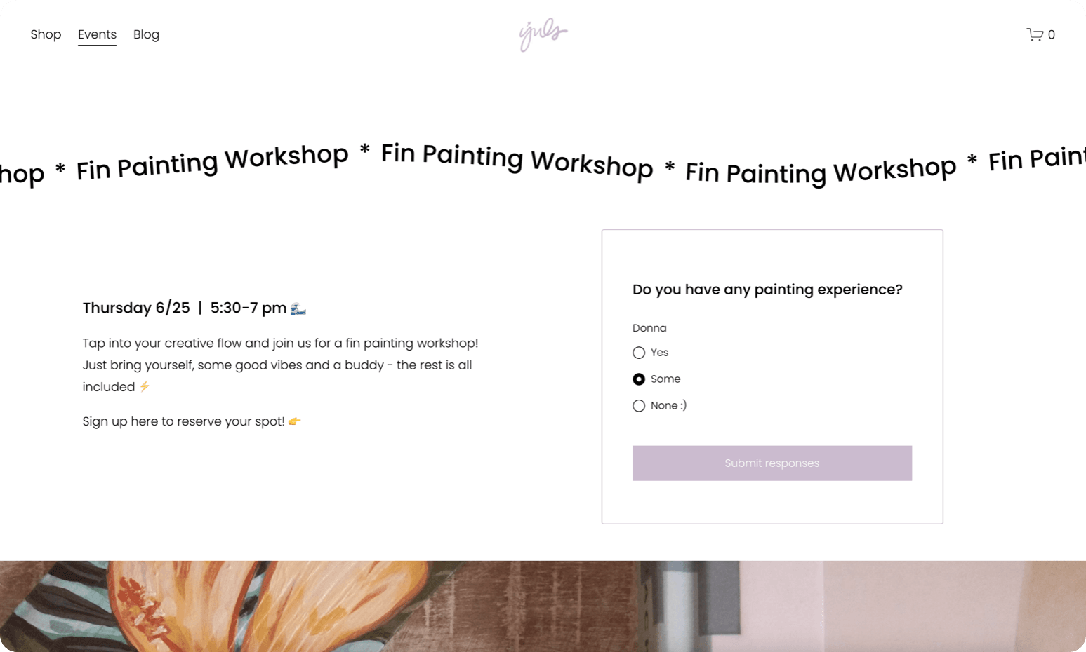 example rsvp